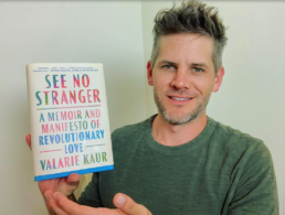Ryan Piers Williams with See No Stranger book